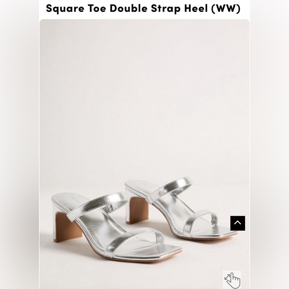 Torrid Square Toe Double Strap Heel